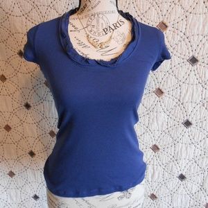 EUC Banana Republic Petite Satin Tee XS